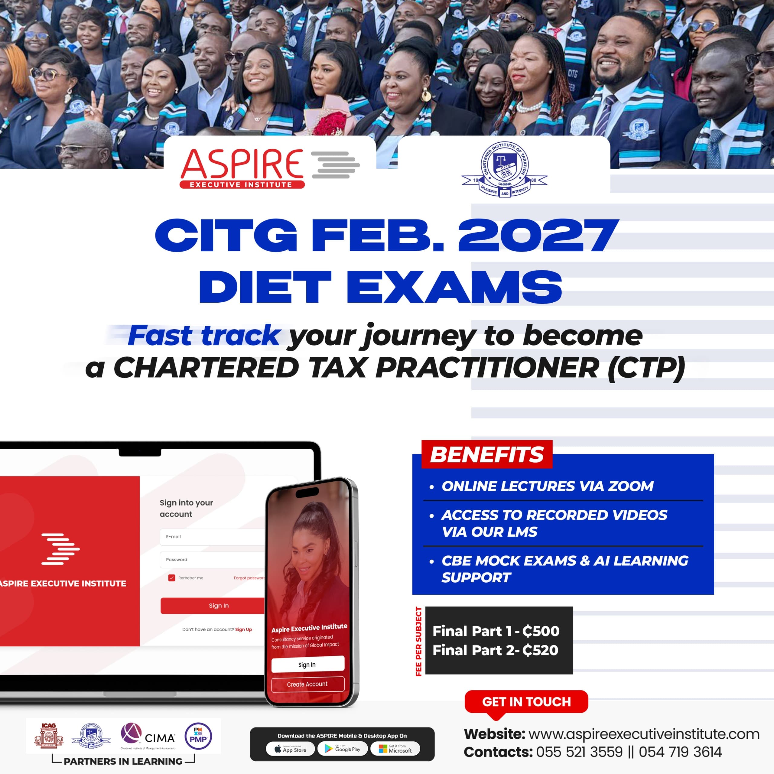 CITG Tax Education Curriculum & Details Page 1