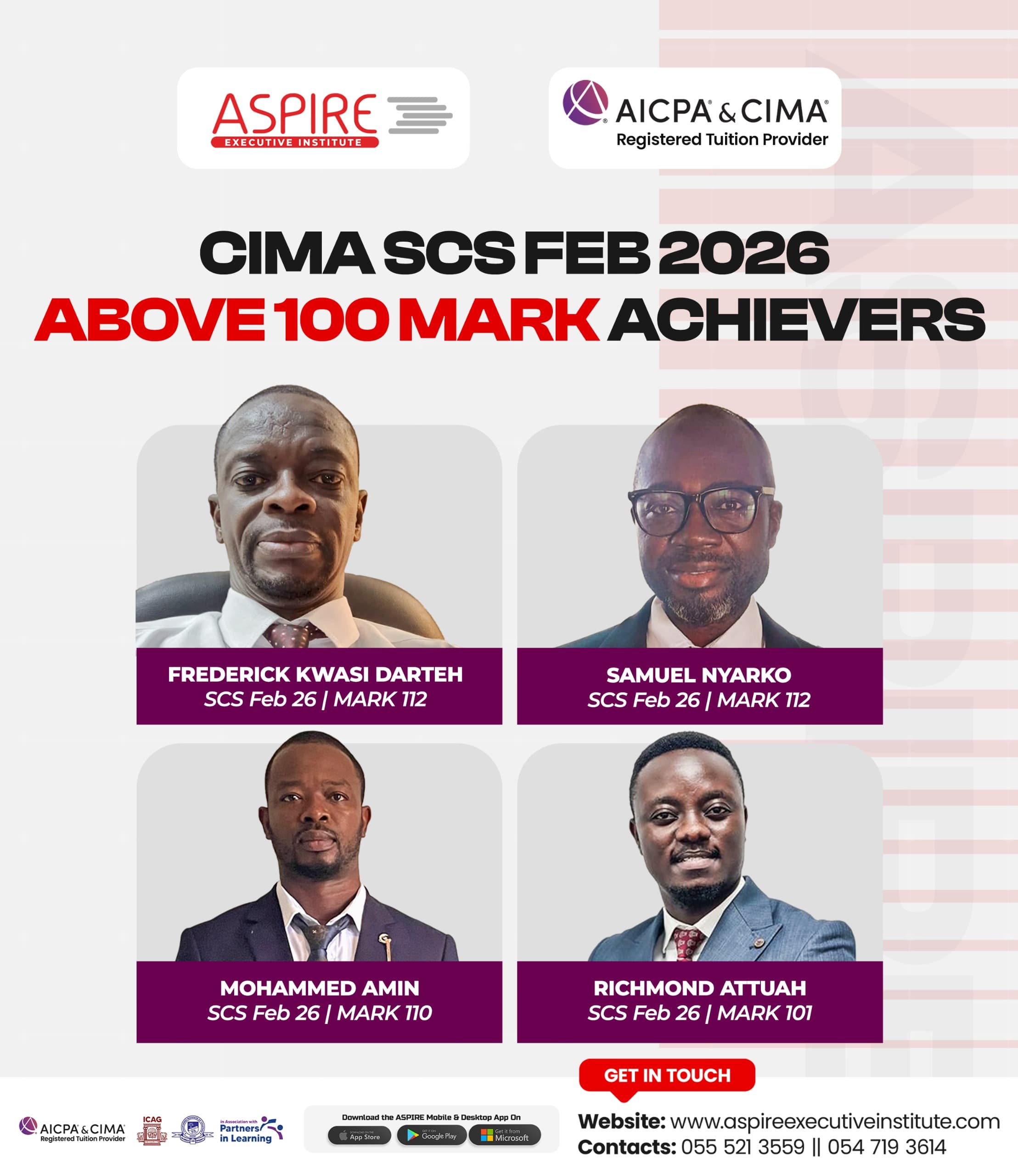 CIMA Strategy & Leadership Awardee