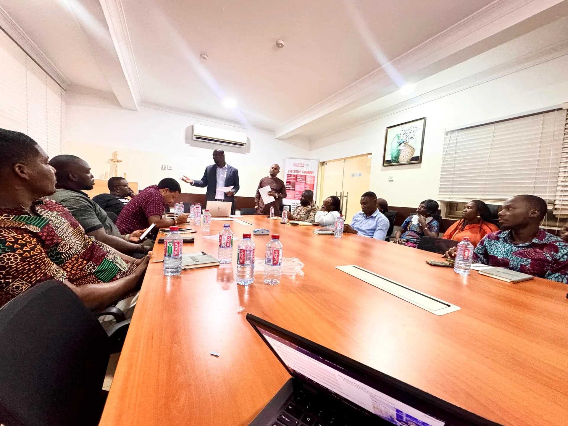 Aspire corporate training session in progress