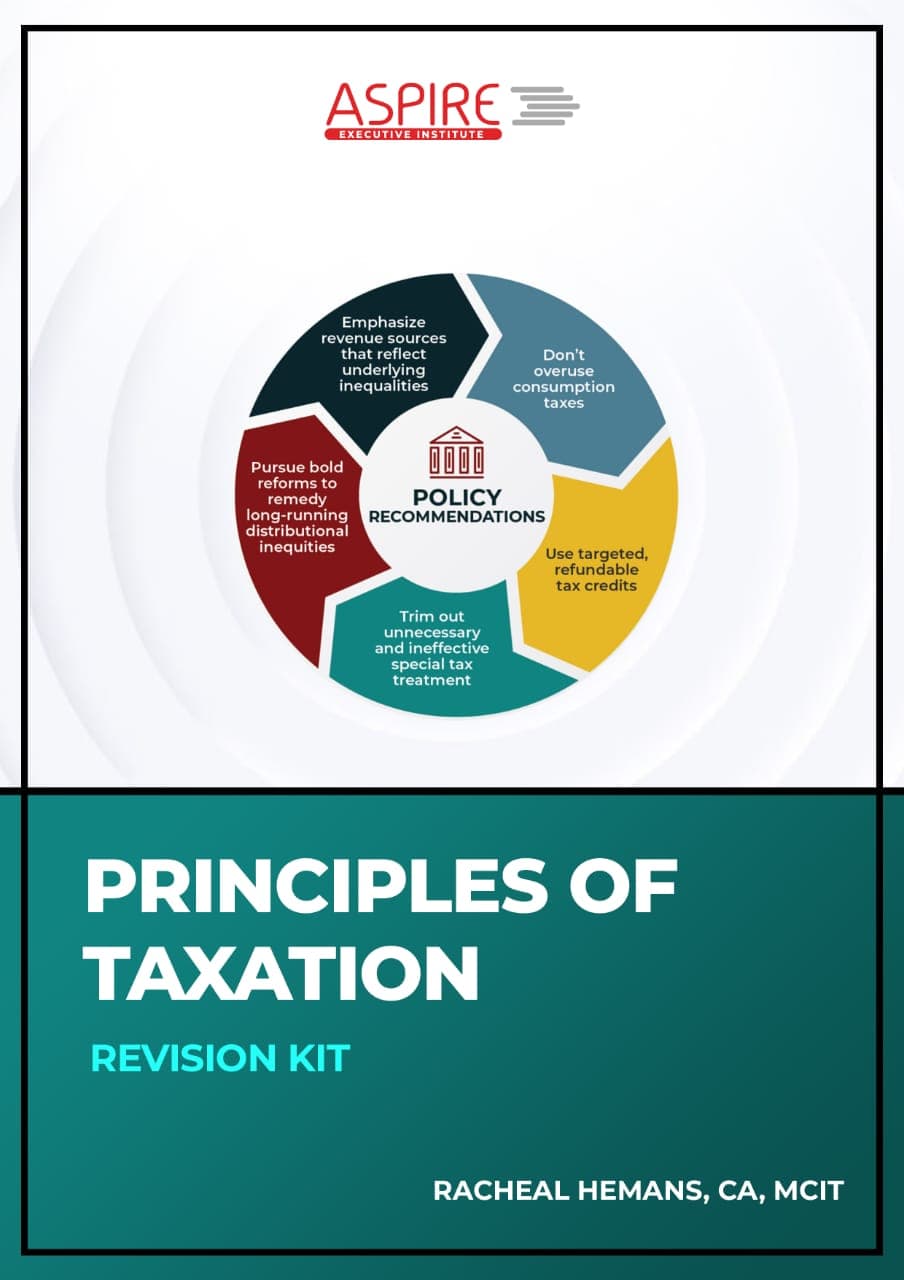 Revision Kit - Principles of Taxation